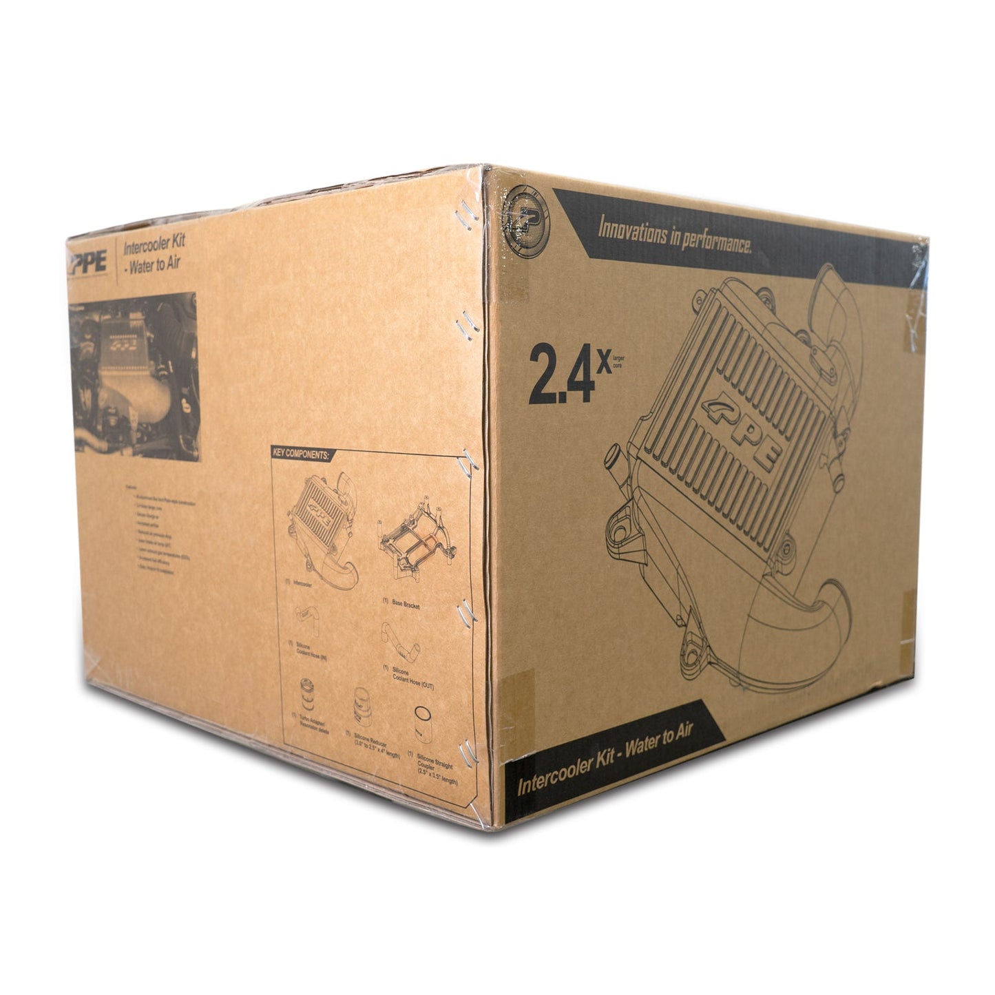 2020-2023 GM 3.0L Duramax LM2, LZO Air-To-Water Intercooler Kit Raw PPE Diesel