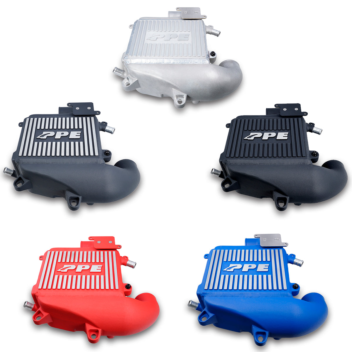 2020-2023 GM 3.0L Duramax LM2, LZO Air-To-Water Intercooler Kit Red PPE Diesel