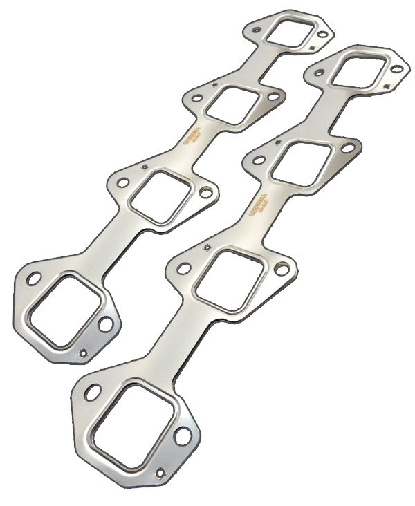 Standard Port Stainless Steel Exhaust Manifold Gasket Set 2 Pcs PPE Diesel