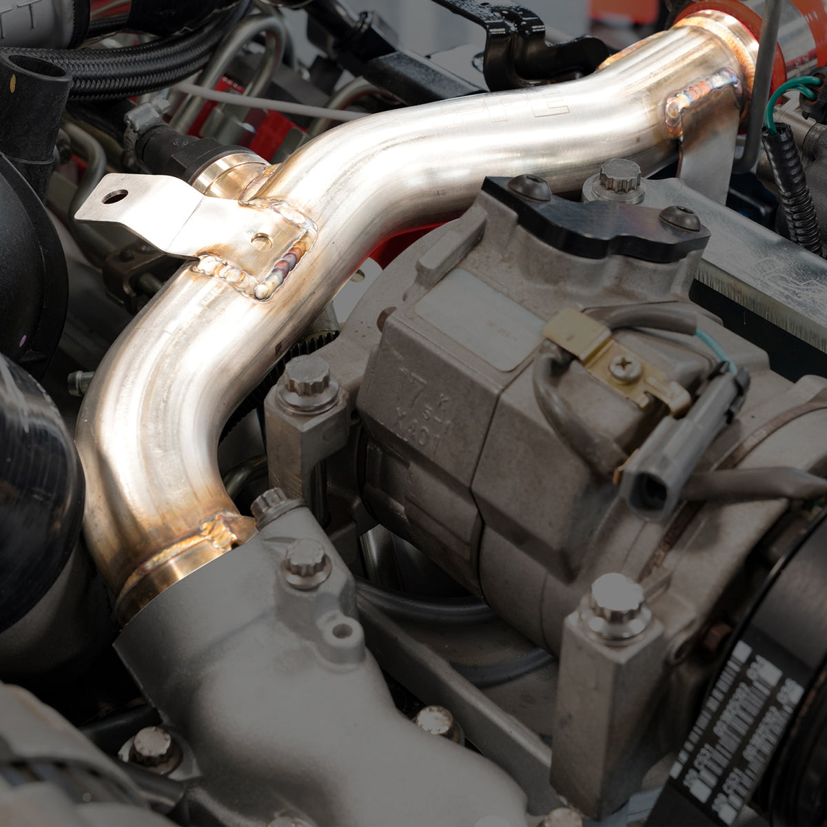 Engine Coolant Return Pipe 2006-10 LBZ/LMM 304SS Polished