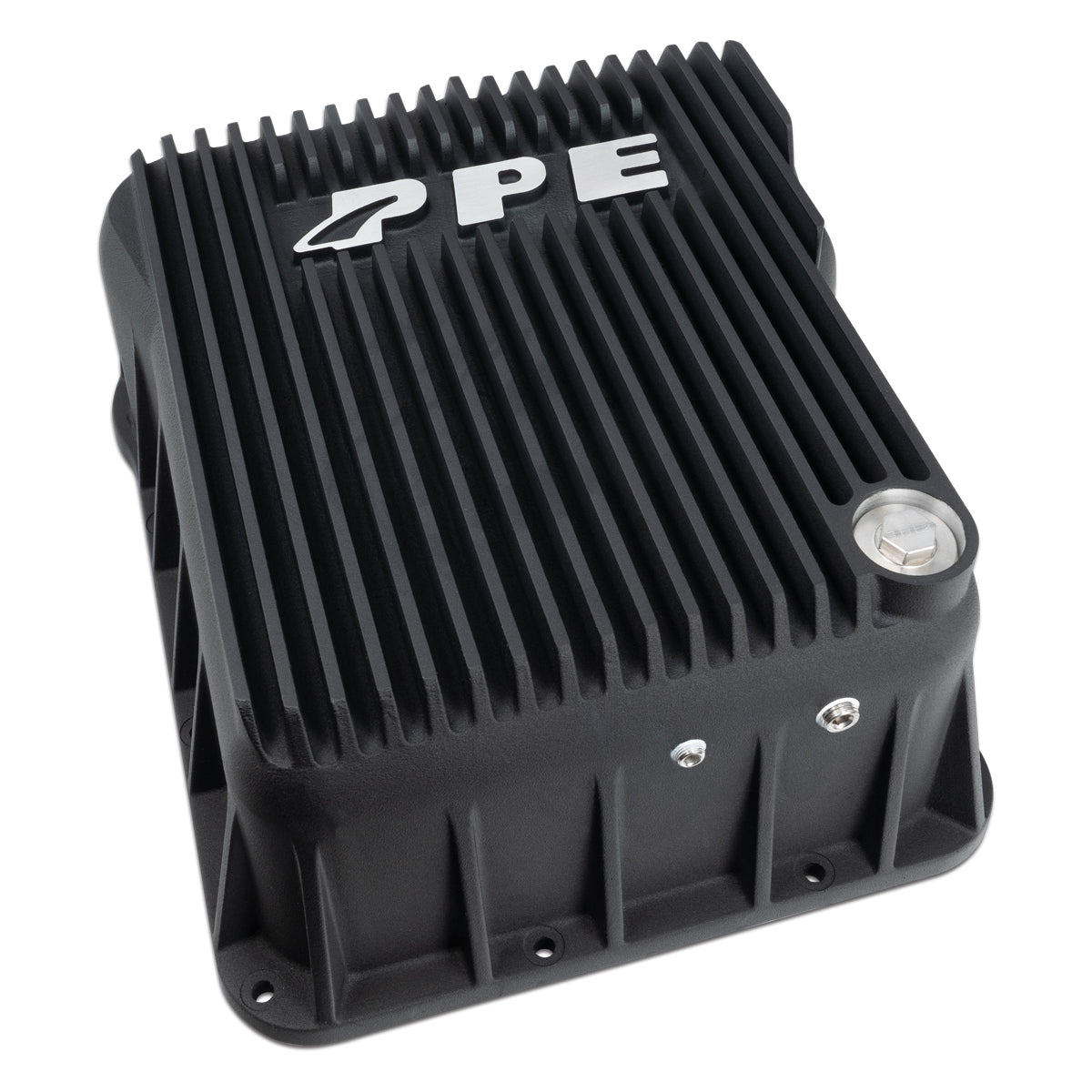2001-2019 GM 6.6L DURAMAX W/ ALLISON 1000-2000-2400 SERIES TRANSMISSION HEAVY-DUTY DEEP ALUMINUM TRANSMISSION PAN Black