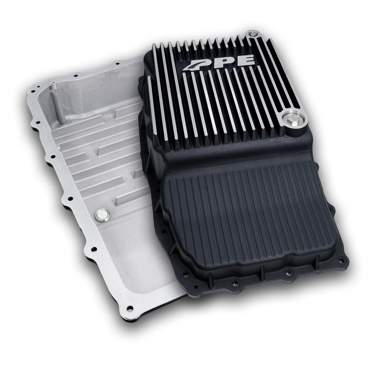 2018-2020 GM w/ 10L80 Transmission Heavy-Duty Cast Aluminum Transmission Pan Brushed