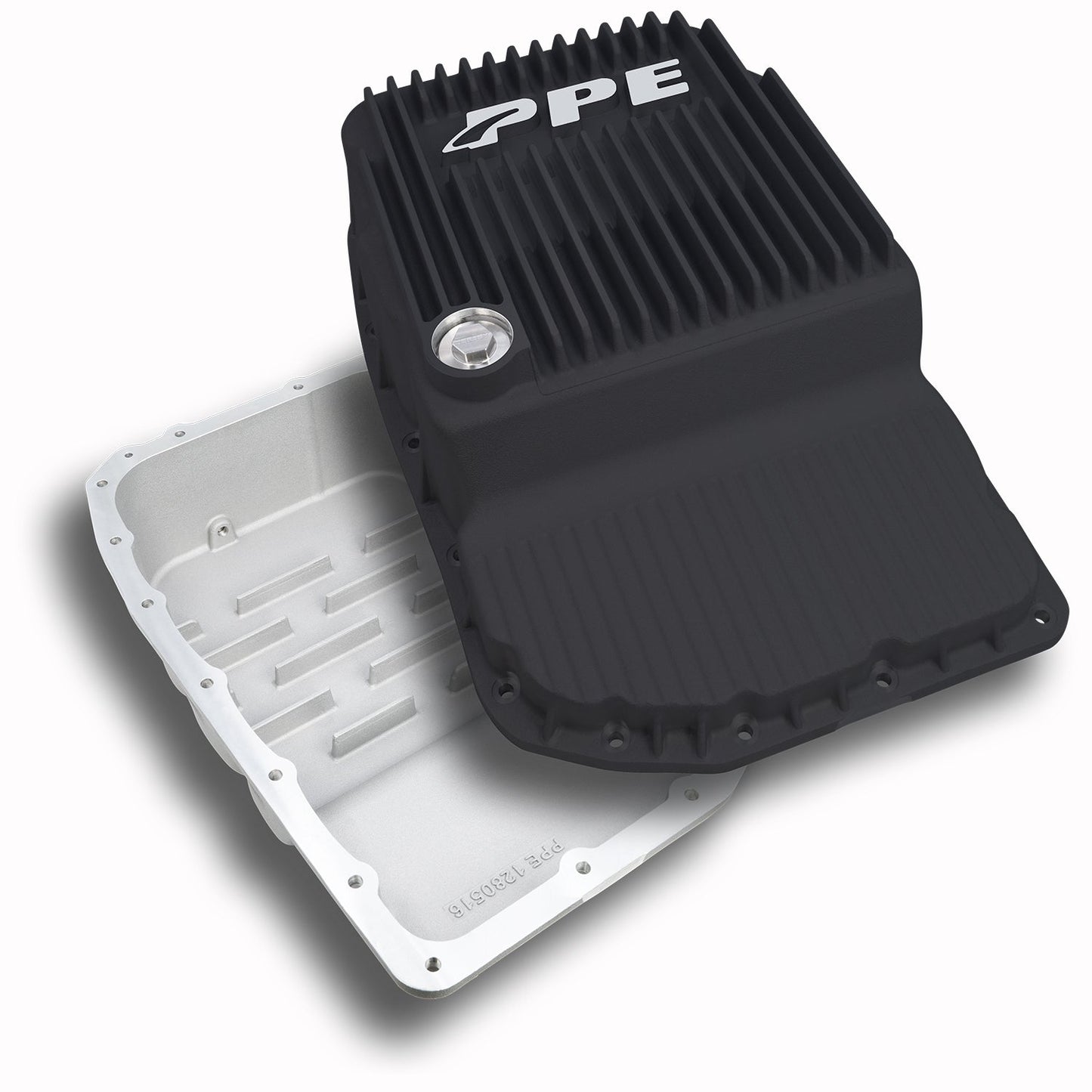 2007-2020 GM w/ 6L80 Heavy-Duty Cast Aluminum Transmission Pan Black