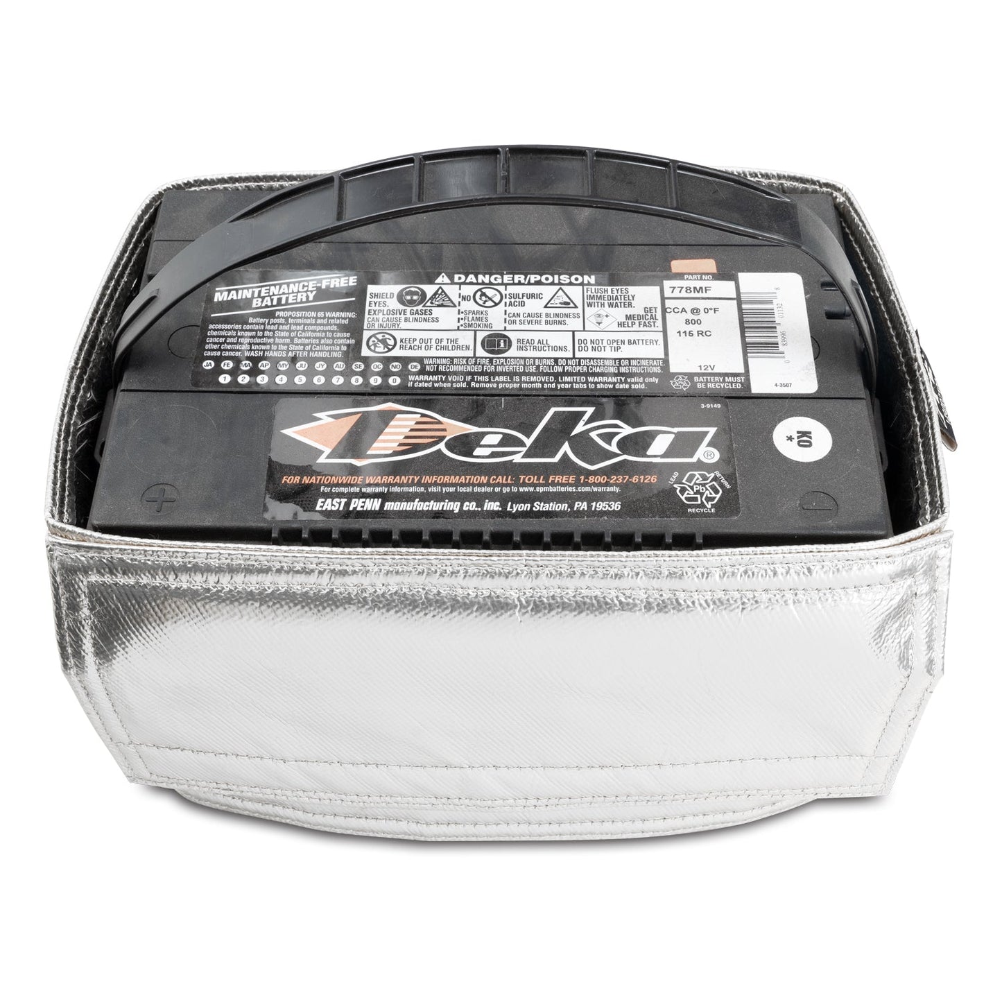 Heat Shield Battery Side Post Silver