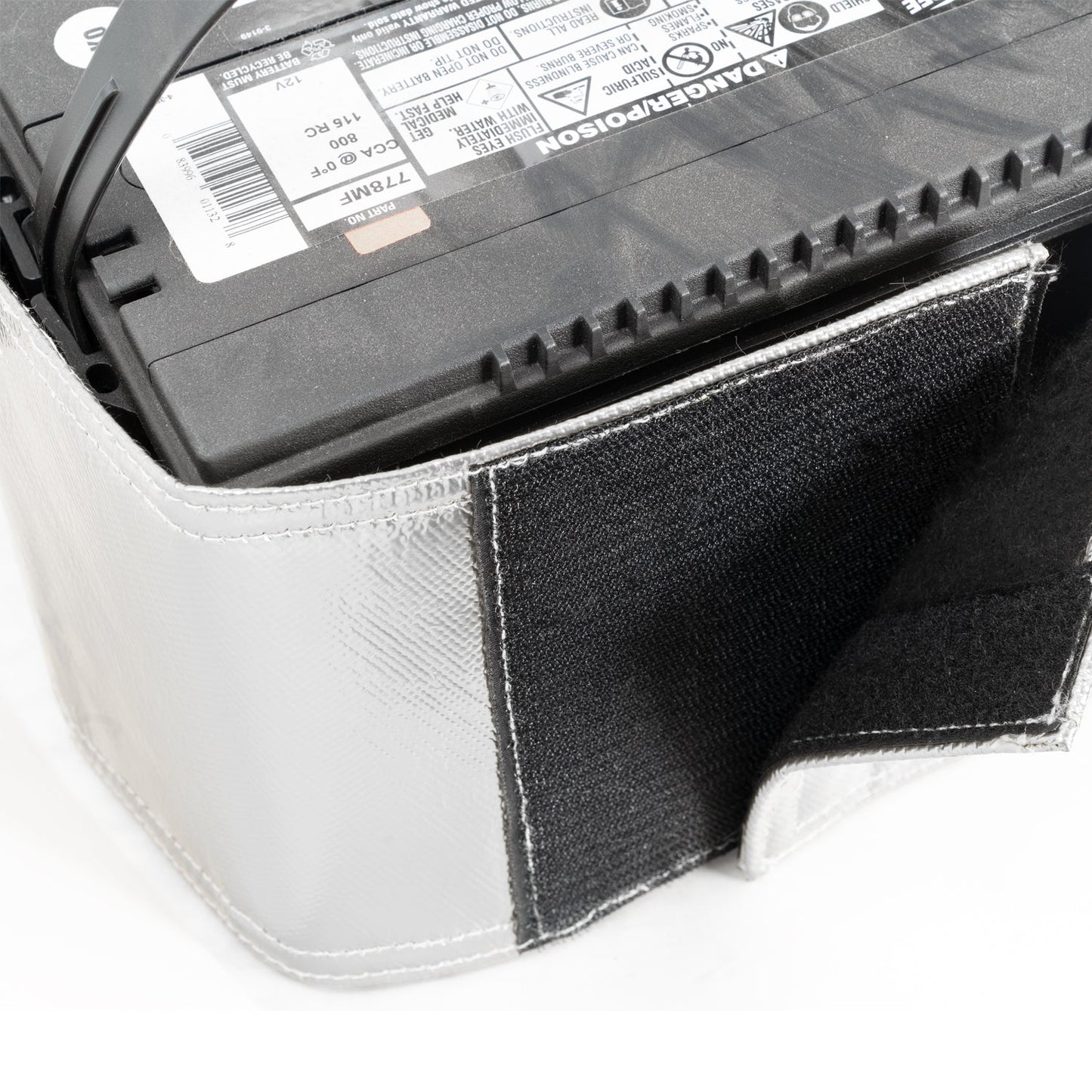 Heat Shield Battery Side Post Silver