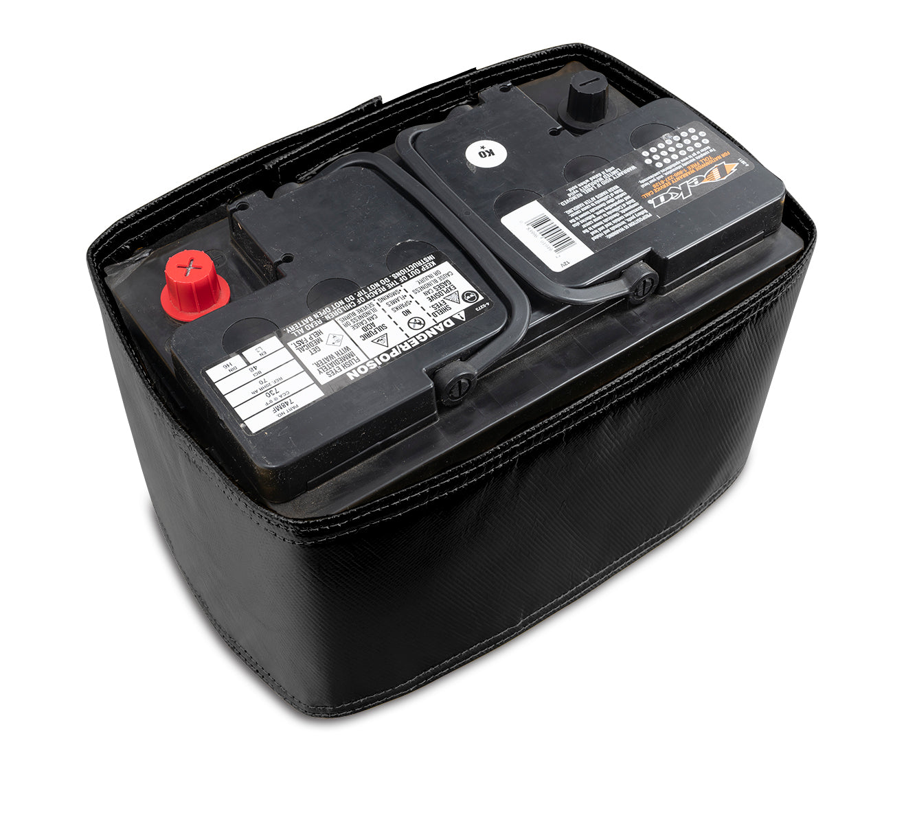 Heat Shield Battery Top Post Black
