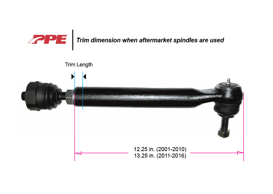 Stage3 Forged Tie Rod Assemblies Pair 2011-2024 PPE