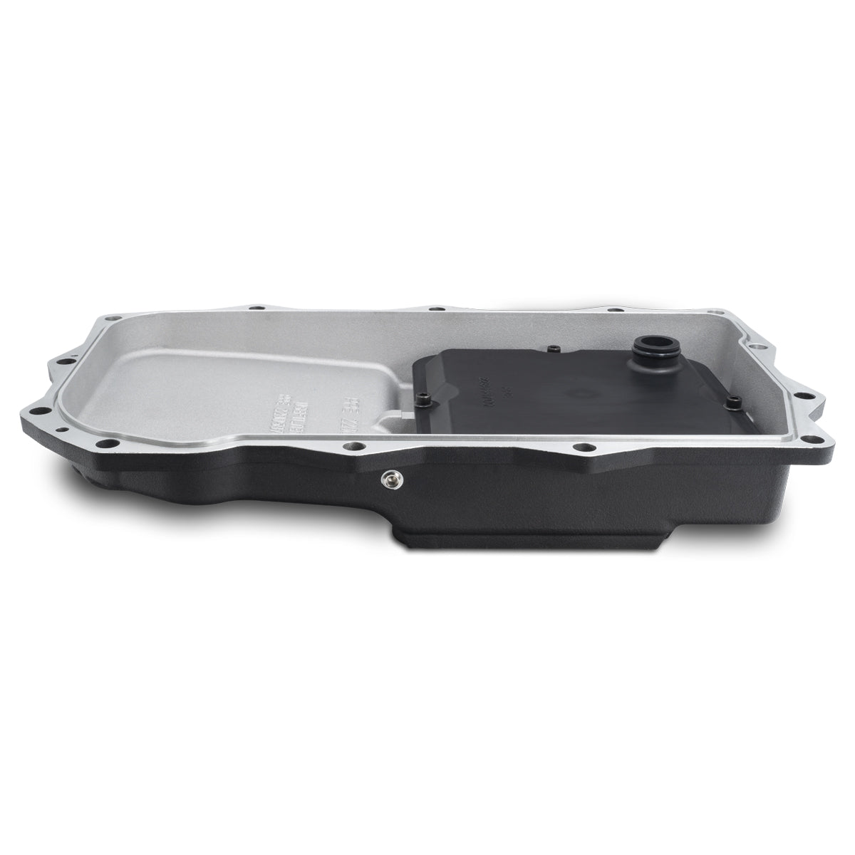 2010-2022 w/ ZF-8 Speed Heavy-Duty Cast Aluminum Transmission Pan Brushed