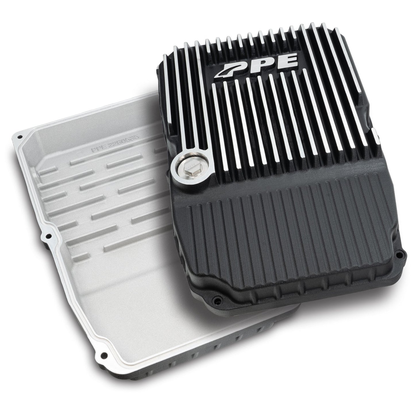 2005-2019 Jeep/Dodge/Chrysler w/ WA580, W5A580, NAG1 Transmission Heavy-Duty Cast Aluminum Transmission Pan Brushed