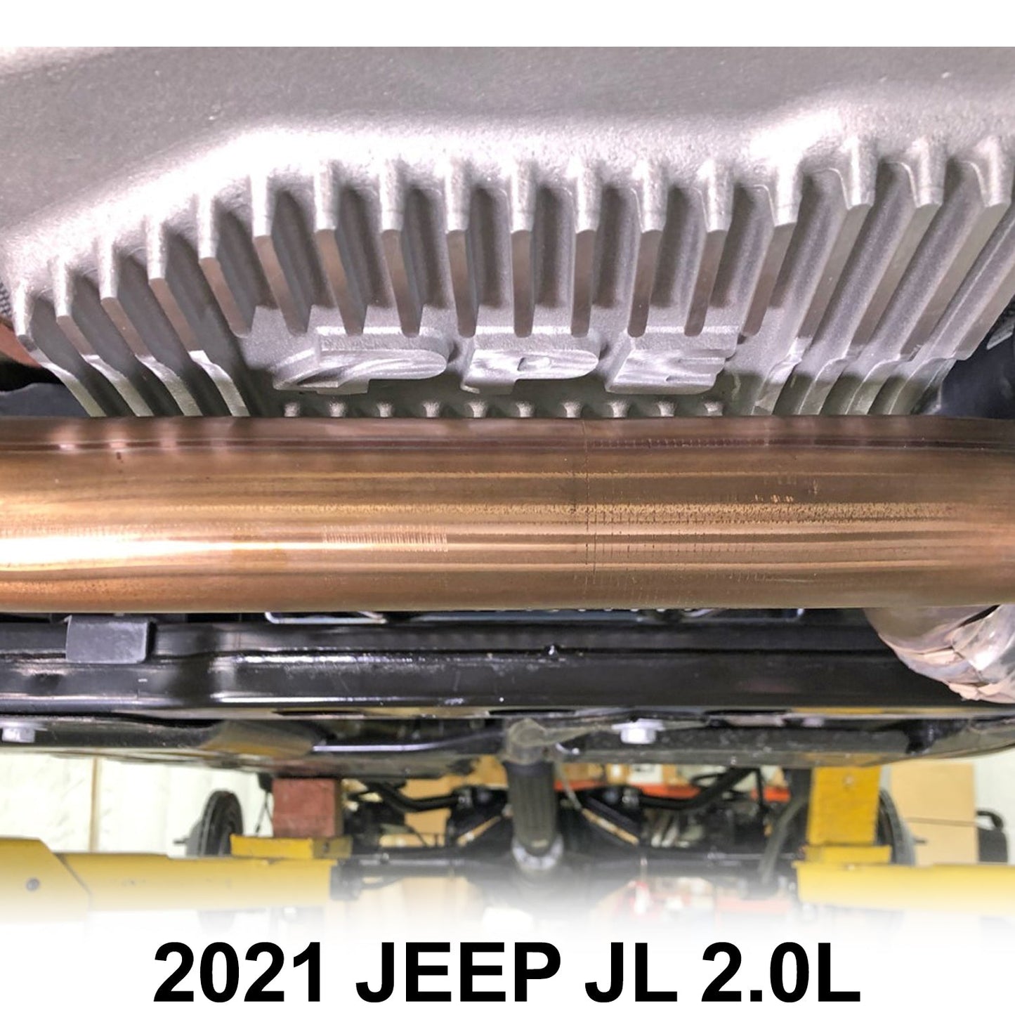2018-2022 Jeep JL/JT 2.0L/3.0L w/ 850RE Transmission Heavy-Duty Cast Aluminum Transmission Pan Brushed