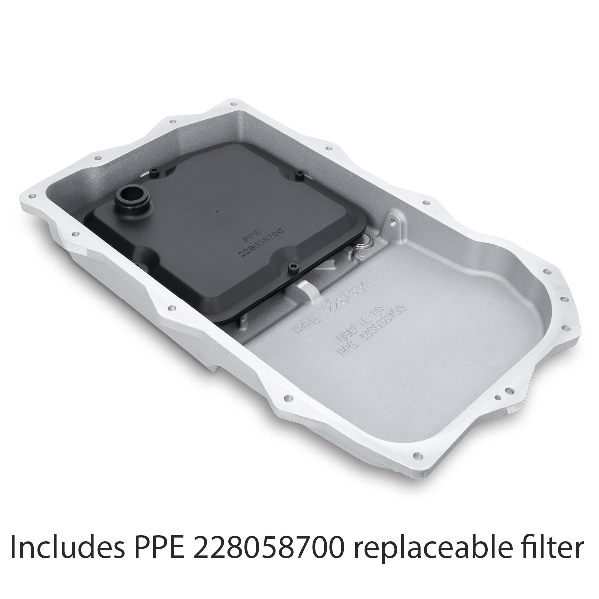 2018-2022 Jeep JL/JT 2.0L/3.0L w/ 850RE Transmission Heavy-Duty Cast Aluminum Transmission Pan Brushed