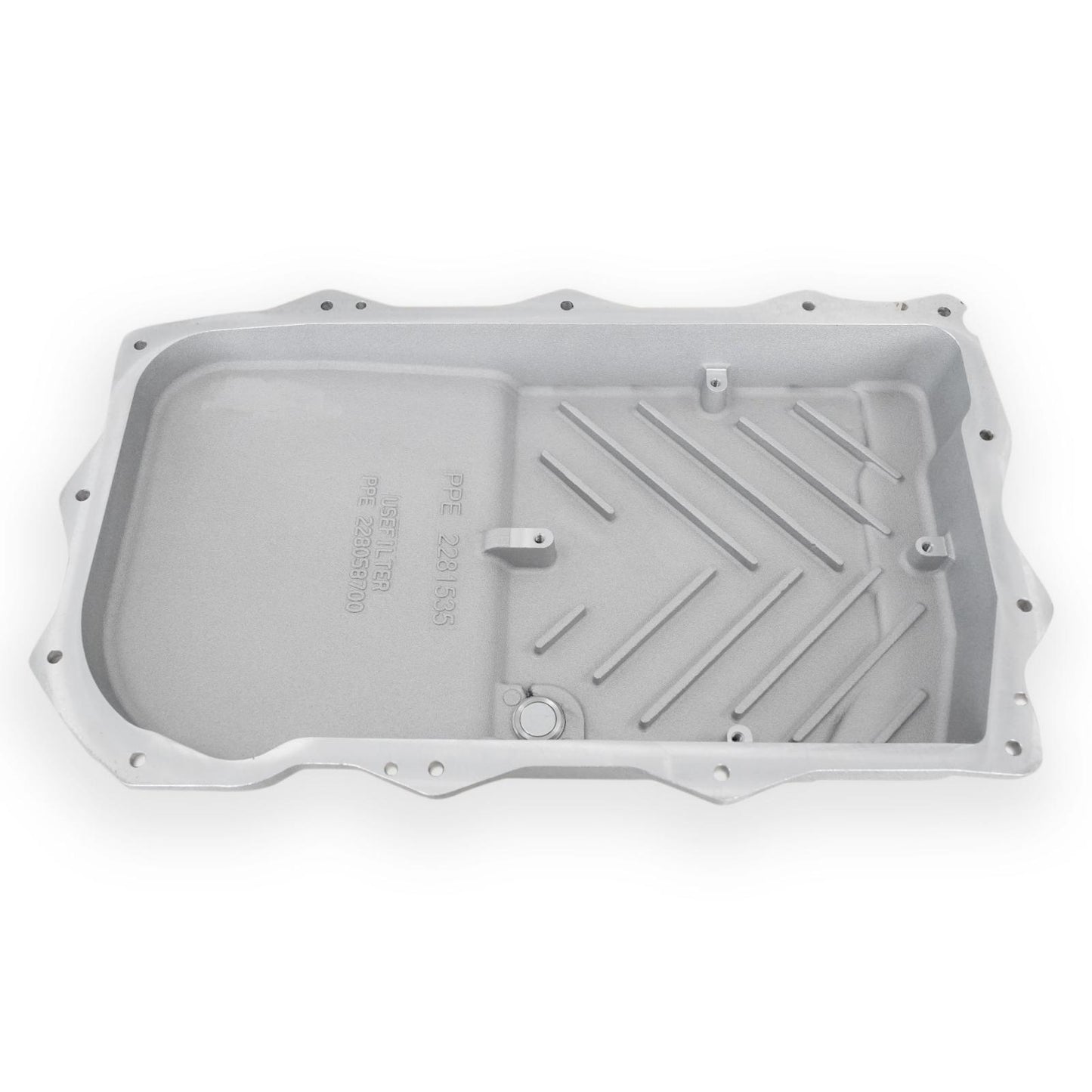 2018-2022 Jeep Wrangler JL/JT w/ 850RE Transmission Heavy-Duty Cast Aluminum Transmission Pan Raw