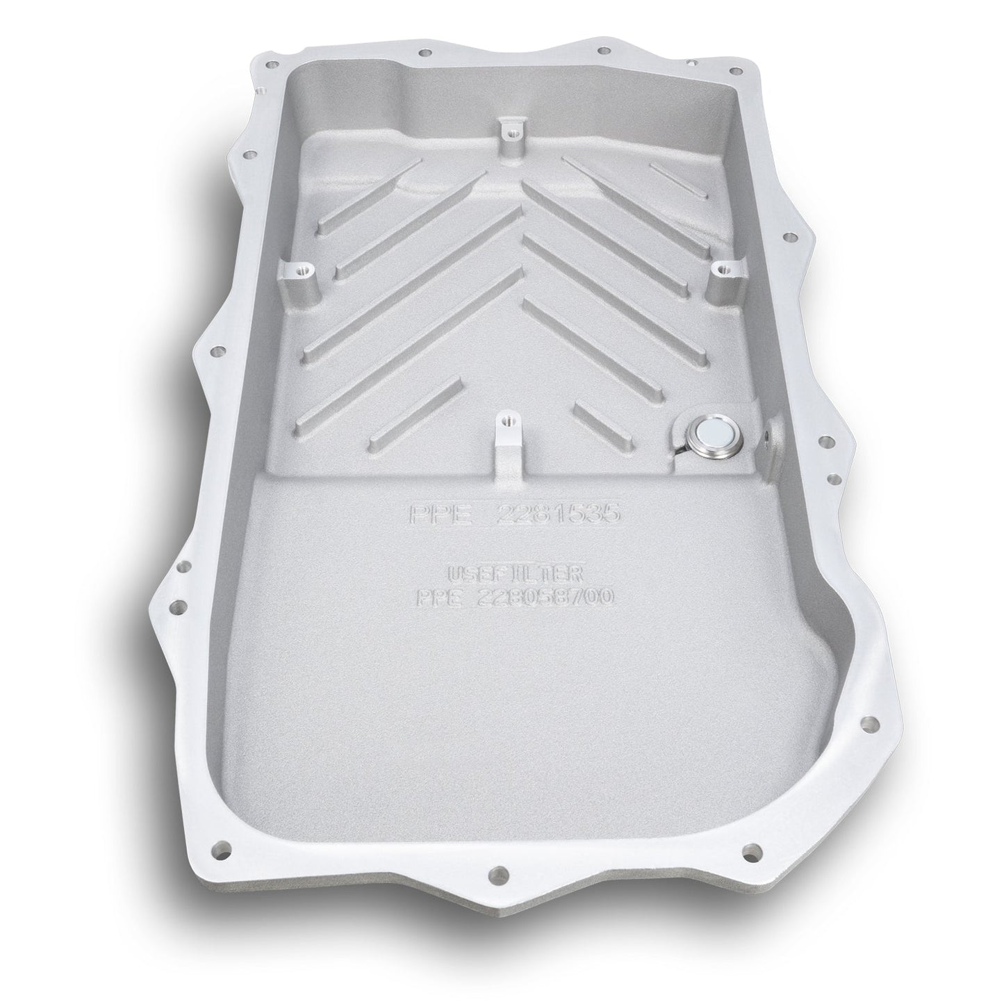 2018-2022 Jeep Wrangler JL/JT w/ 850RE Transmission Heavy-Duty Cast Aluminum Transmission Pan Raw