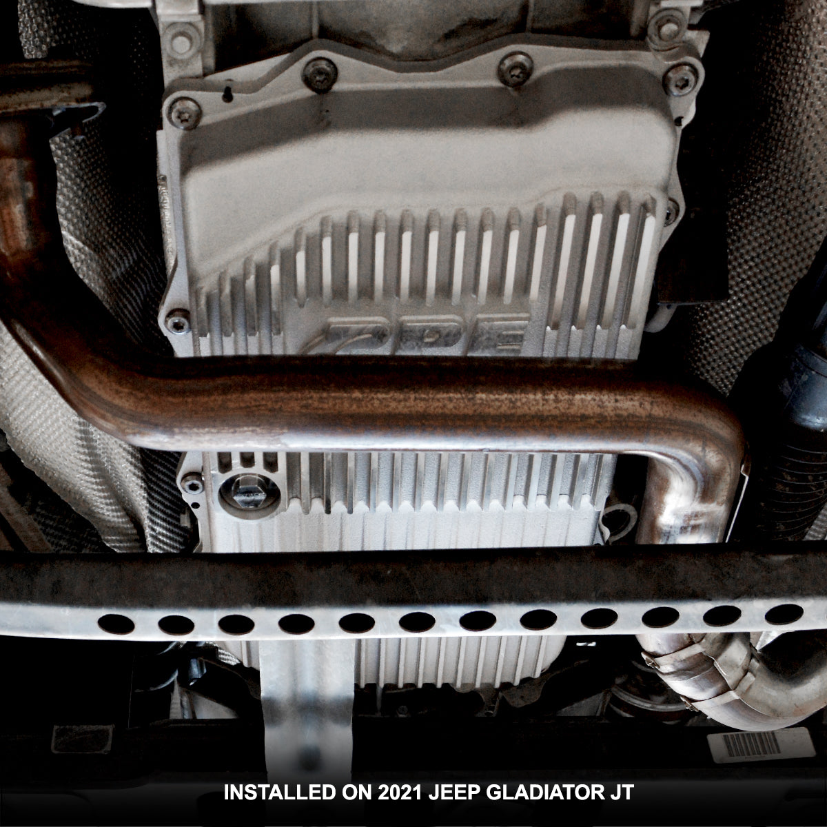 2018-2022 Jeep Wrangler JL/JT w/ 850RE Transmission Heavy-Duty Cast Aluminum Transmission Pan Raw