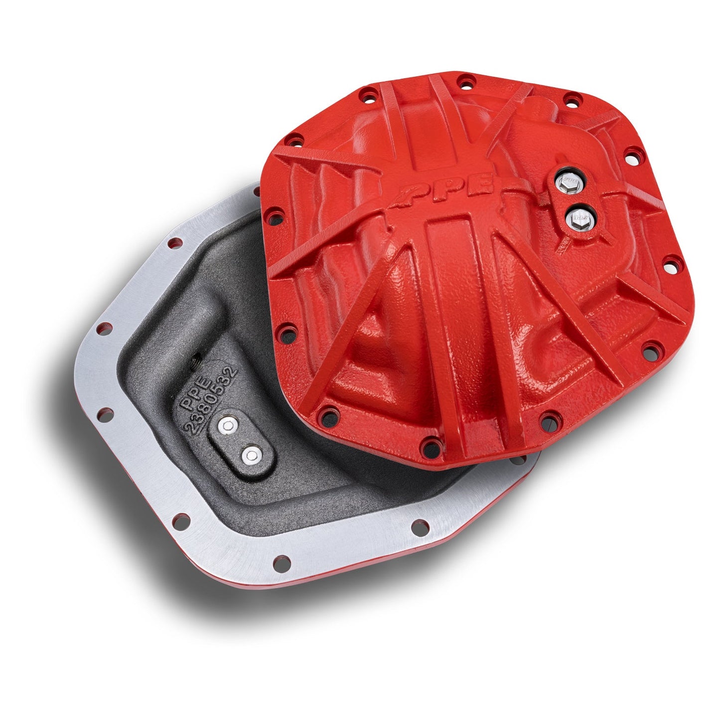 2018-2023 Jeep JL/JT/Ford Bronco Dana-M220 Heavy-Duty Nodular Iron Rear Differential Cover Red PPE Diesel