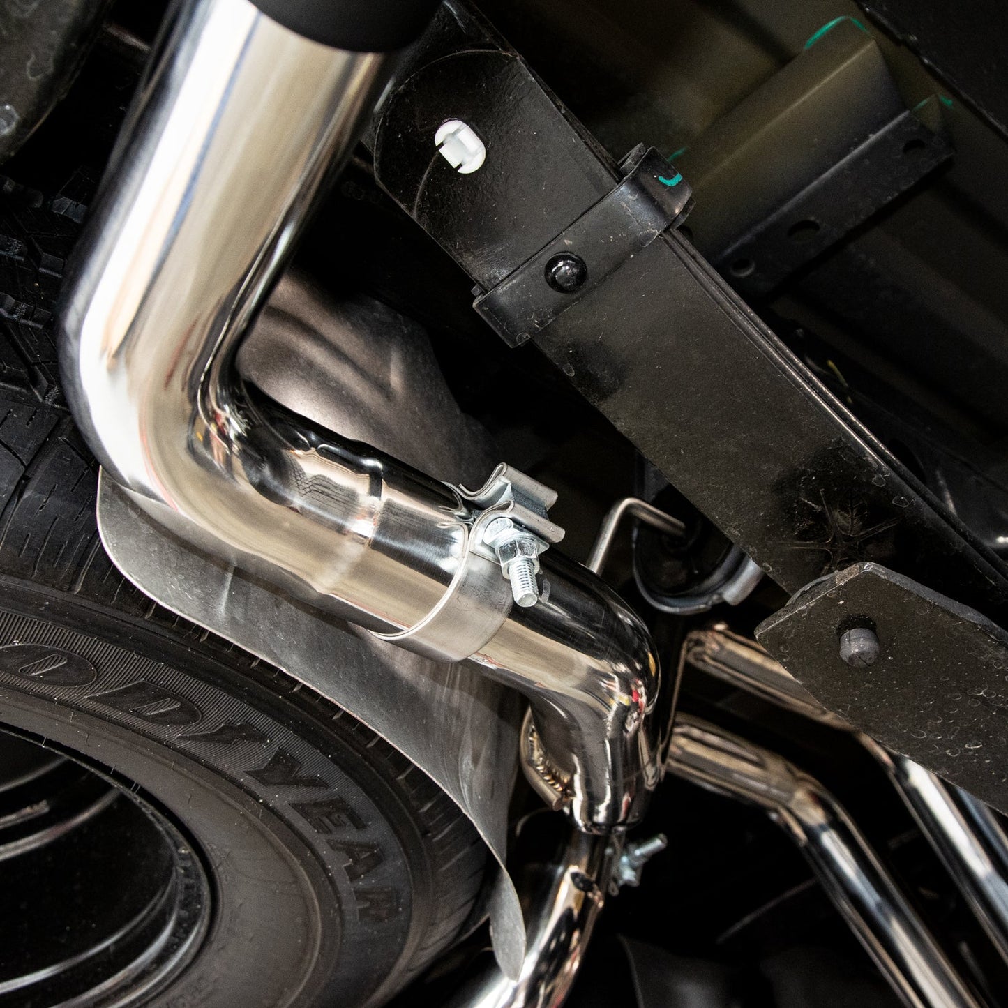 Exhaust Cat Back Ford F150 (2009-2014) Raw Tube Black Tips