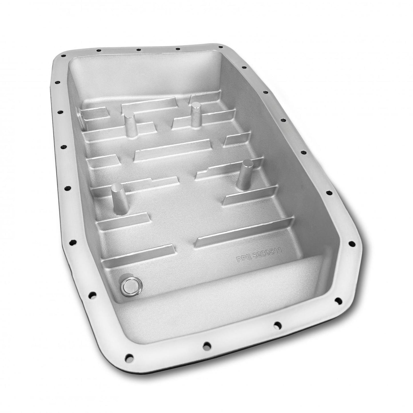 Ford 6R80 Deep Transmission Pan 2015-2017 Ford F-150 Brushed PPE Diesel