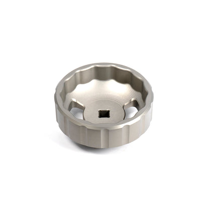 Hard Anodized Billet Aluminum Engine Oil Filter Socket-76mm 14F PPE