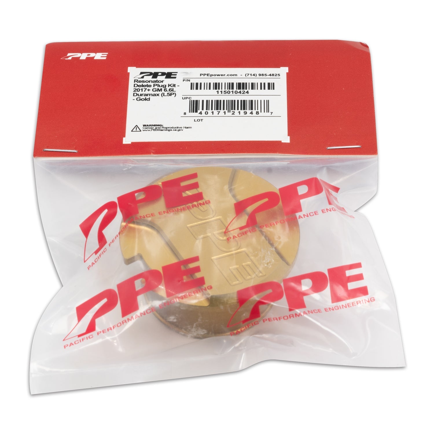 2017-2023 GM 6.6L Duramax Resonator Delete Plug L5P Raw