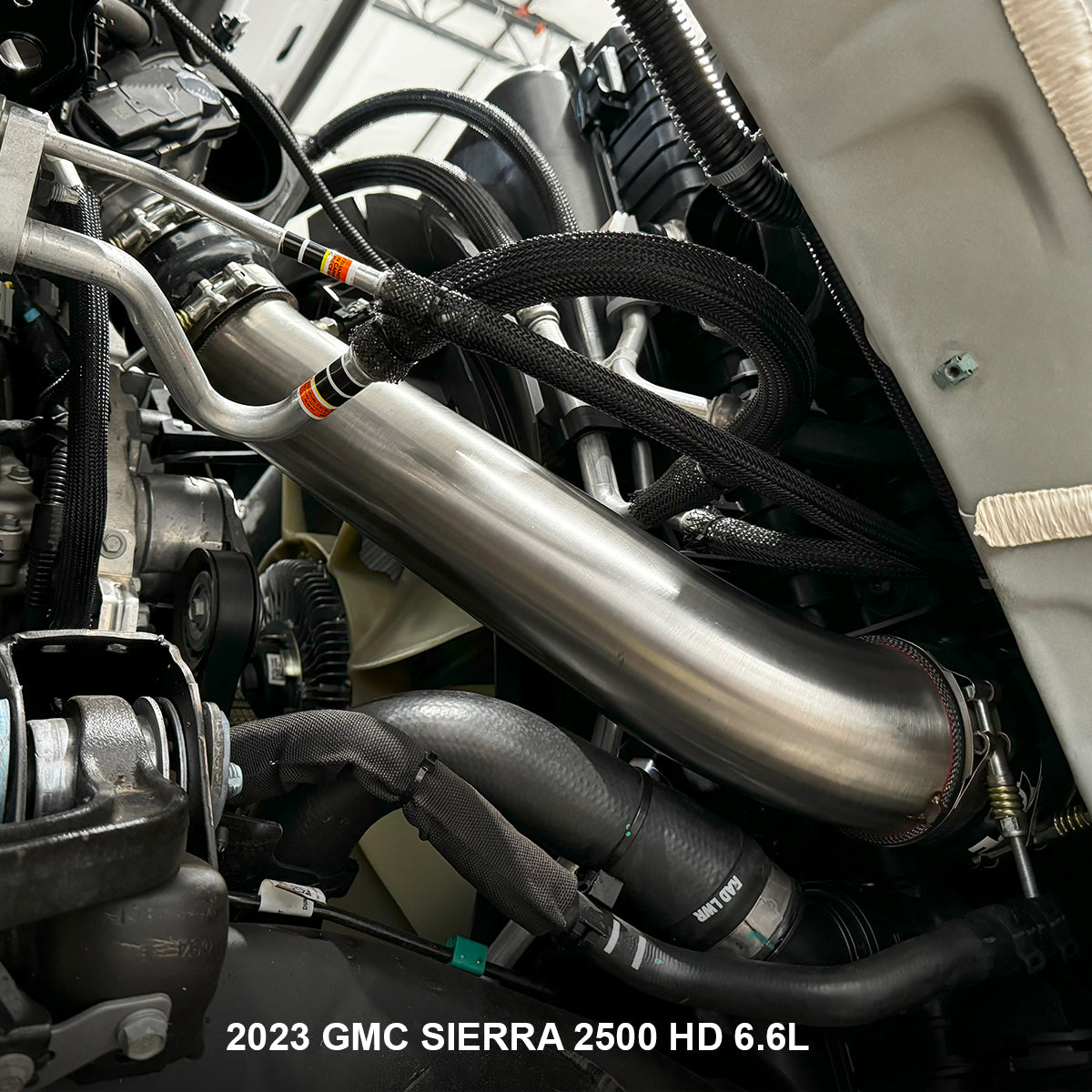 Charge Air Pipe Kit - GM 6.6L Duramax 20-25 L5P - Black Pacific Performance Engineering