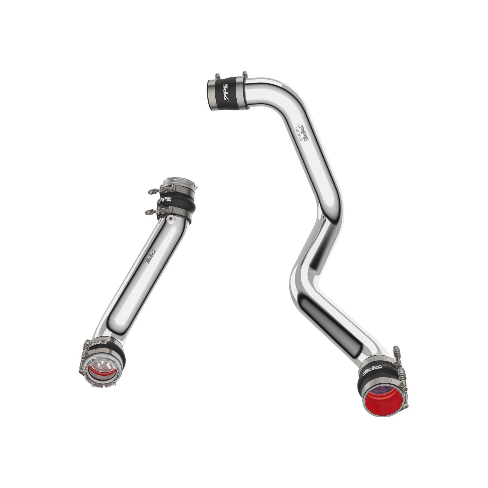Charge Air Pipe Kit - GM 6.6L Duramax 20-25 L5P - Brushed Pacific Performance Engineering