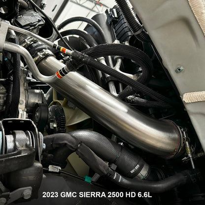 Charge Air Pipe Kit - GM 6.6L Duramax 20-25 L5P - Brushed Pacific Performance Engineering