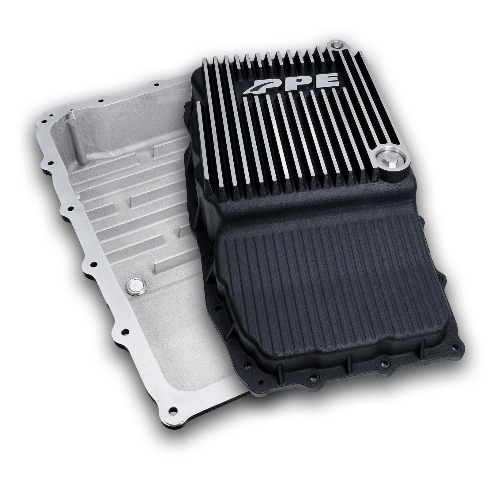 2018-2020 GM w/ 10L80 Transmission Heavy-Duty Cast Aluminum Transmission Pan Brushed