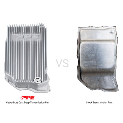 2020-2023 GM 6.6L Duramax w/ 10L1000 Transmission - Heavy-Duty Cast Deep Transmission Pan Raw
