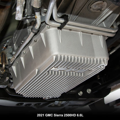 2020-2023 GM 6.6L Duramax w/ 10L1000 Transmission - Heavy-Duty Cast Deep Transmission Pan Raw