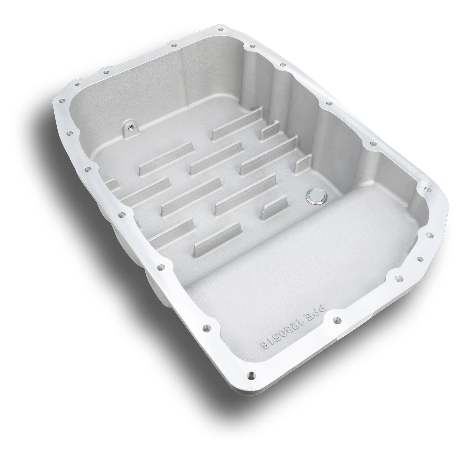 2007-2020 GM w/ 6L80 Heavy-Duty Cast Aluminum Transmission Pan Brushed