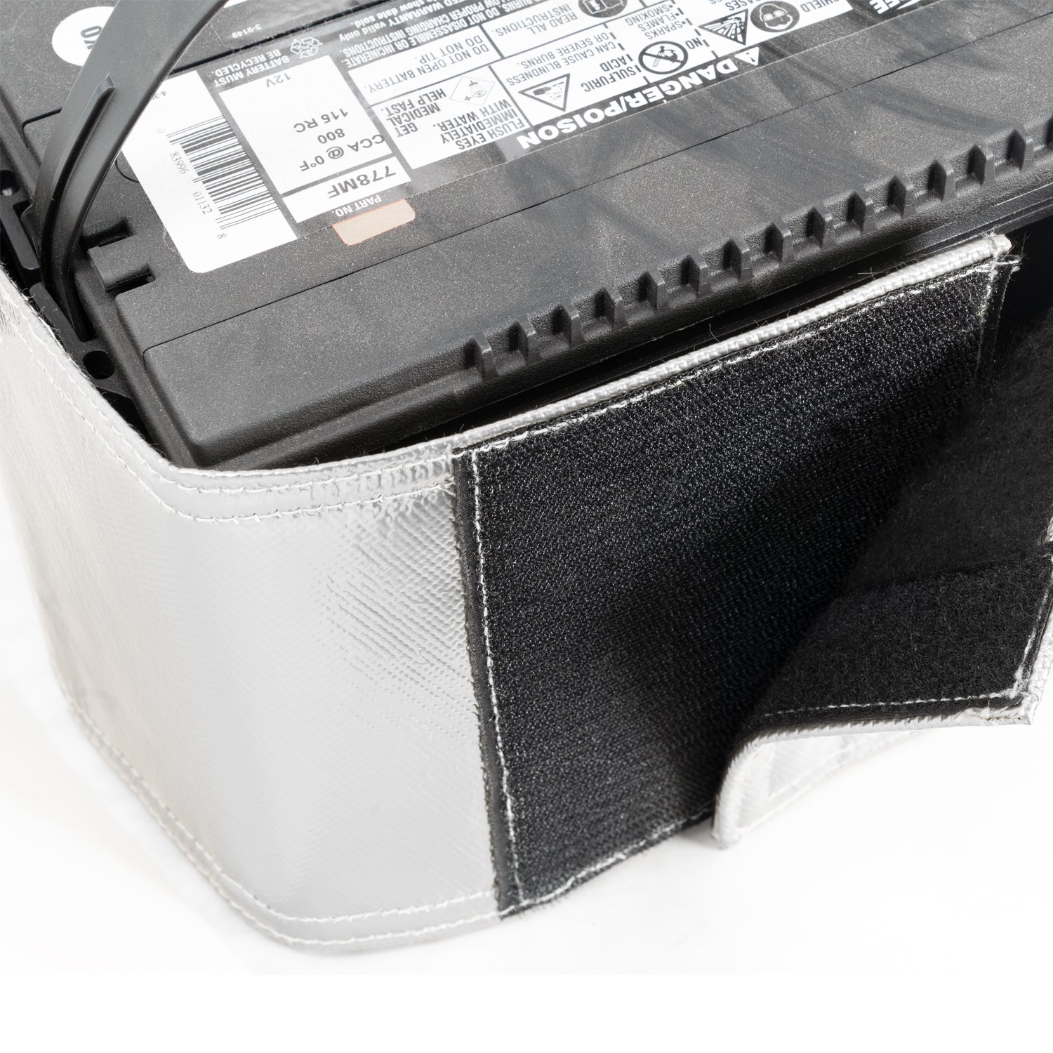 Heat Shield Battery Side Post Silver