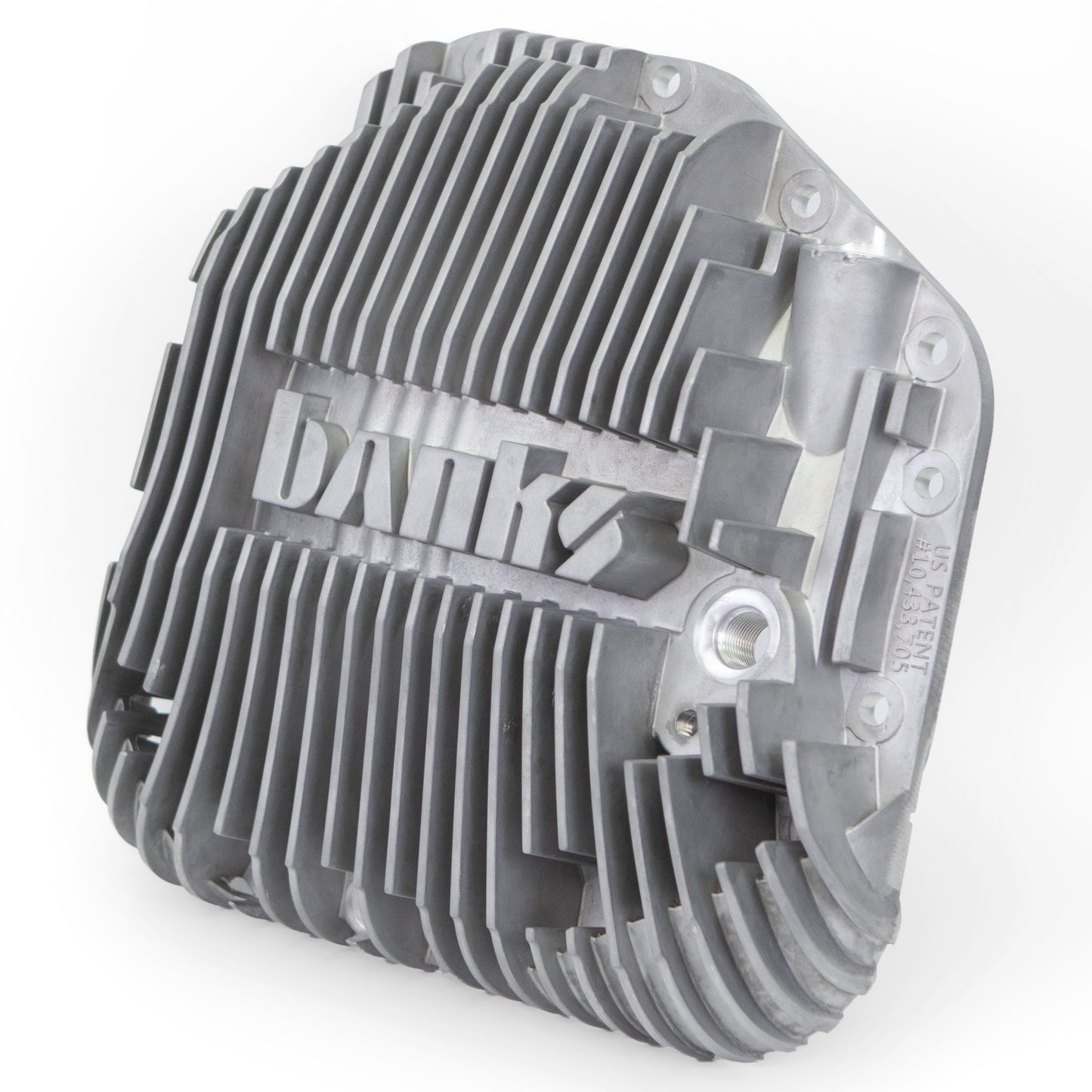 Ram-Air Differential Cover Kit Natural Aluminum w/Hardware for 17-24 Ford F250 HD Tow Pkg and F350 SRW with Dana M275 Rear Axle Banks Power