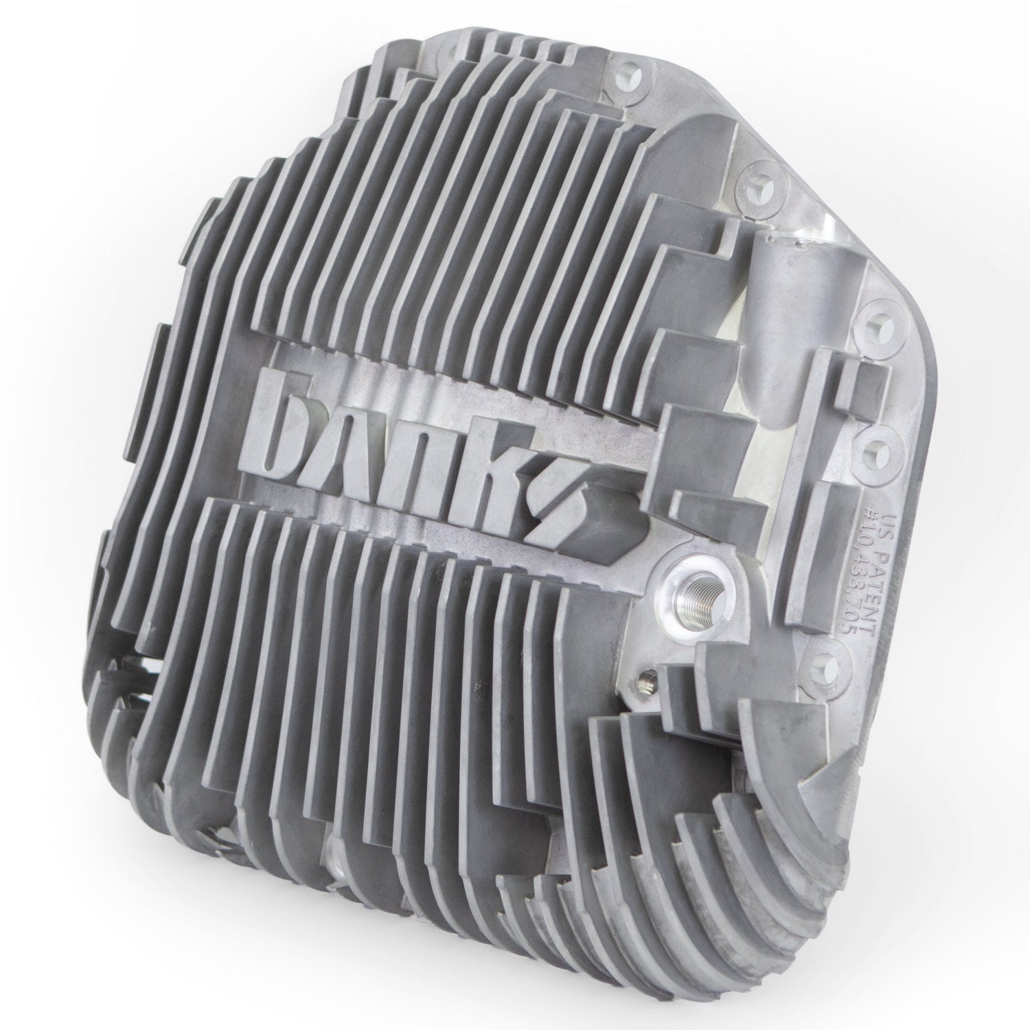 Ram-Air Differential Cover Kit Natural Aluminum w/Hardware for 17-24 Ford F250 HD Tow Pkg and F350 SRW with Dana M275 Rear Axle Banks Power