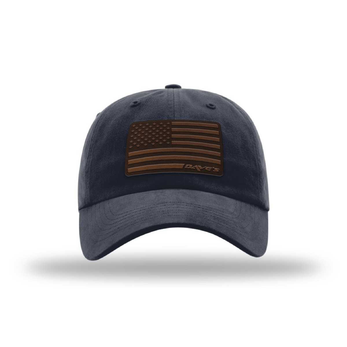 Daves Flag Leather Patch Classic Cap