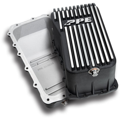 2007-2011 Jeep Wrangler JK 3.8L Heavy-Duty Cast Aluminum Engine Oil Pan Brushed