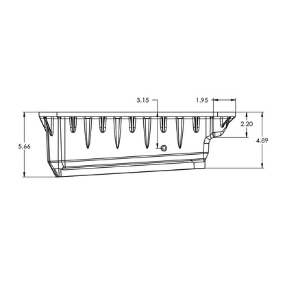 2013-2022 RAM 2500/3500 6.7L w/ AS69RC Transmission Heavy-Duty Cast Aluminum Transmission Pan Brushed