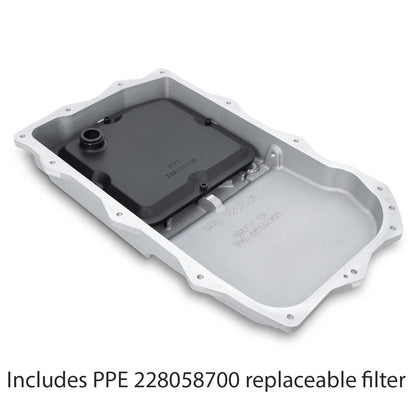 2018-2022 Jeep JL/JT 2.0L/3.0L w/ 850RE Transmission Heavy-Duty Cast Aluminum Transmission Pan Brushed