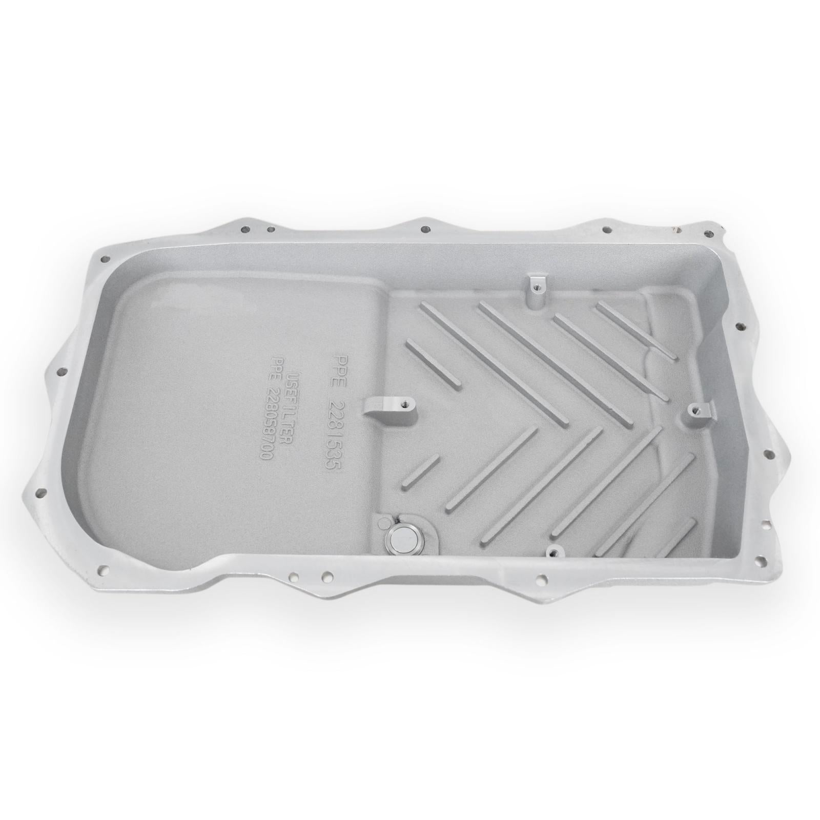 2018-2022 Jeep Wrangler JL/JT w/ 850RE Transmission Heavy-Duty Cast Aluminum Transmission Pan Raw