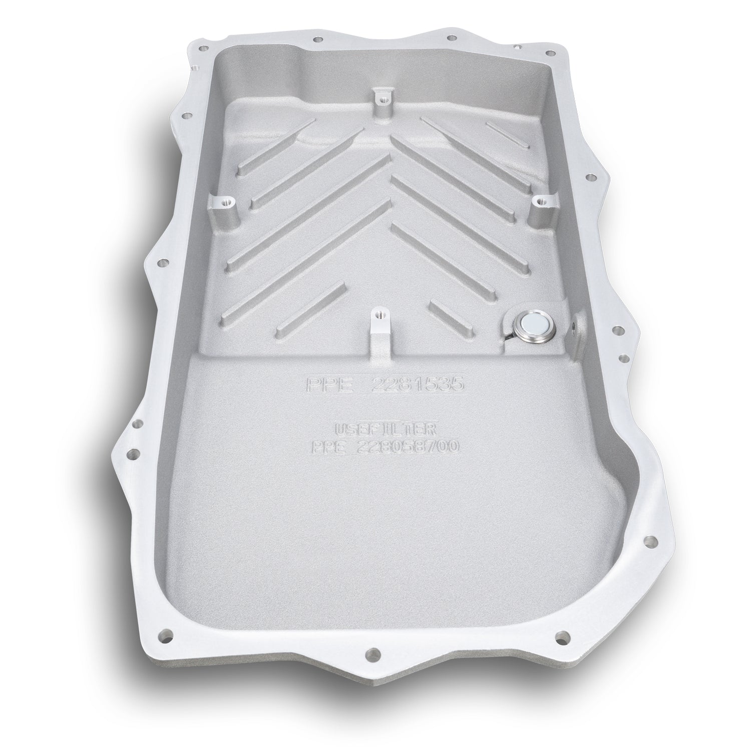 2018-2022 Jeep Wrangler JL/JT w/ 850RE Transmission Heavy-Duty Cast Aluminum Transmission Pan Raw