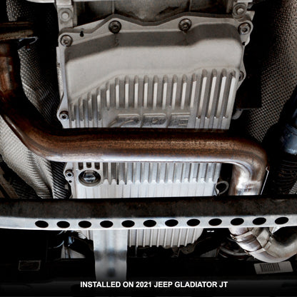 2018-2022 Jeep Wrangler JL/JT w/ 850RE Transmission Heavy-Duty Cast Aluminum Transmission Pan Raw