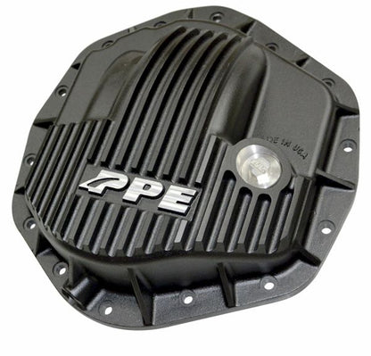 Heavy Duty Cast Aluminum Rear Differential Cover GM/Ram 2500/3500 HD Black PPE Diesel