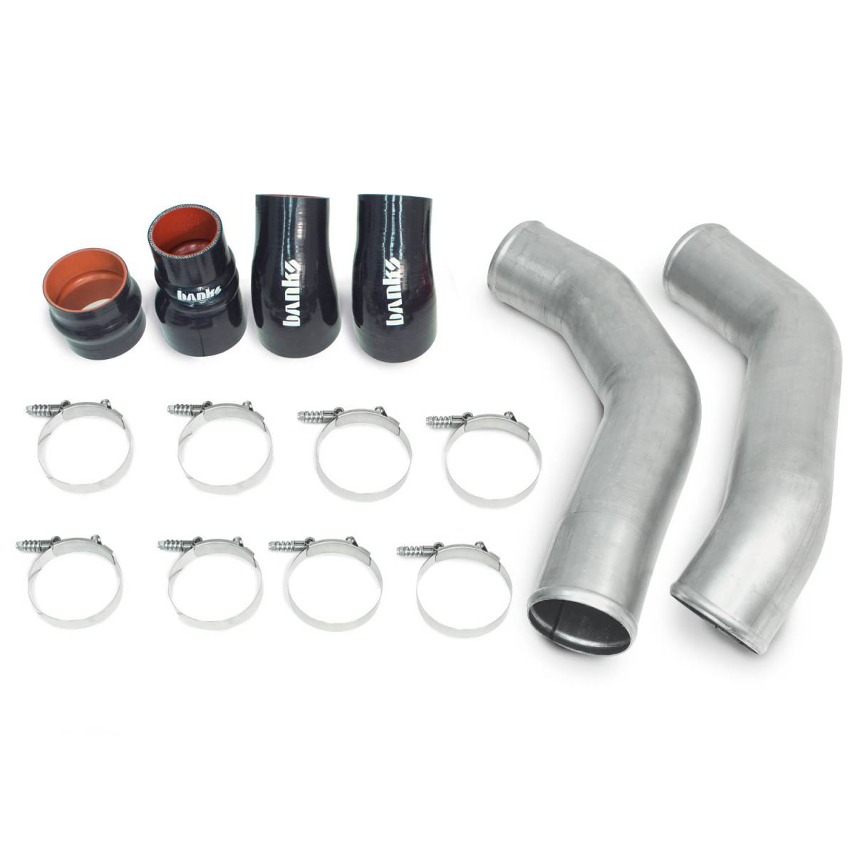 Boost Tube Kit Natural Finish Tubes 13-18 Ram 6.7 Banks Power