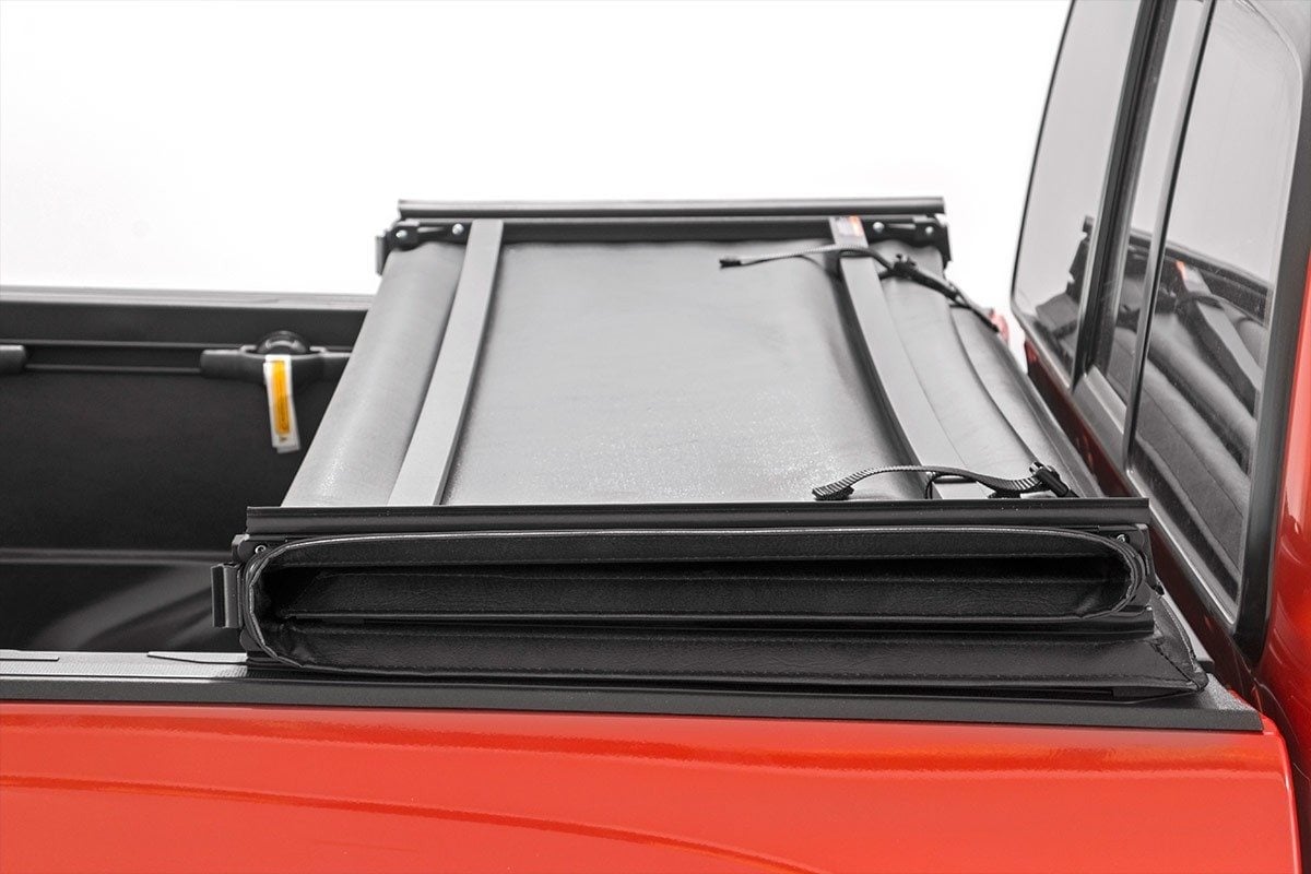 Soft Tri-Fold Bed Cover | 5'7" Bed | Ford F-150 (15-20)/Raptor (17-20) 