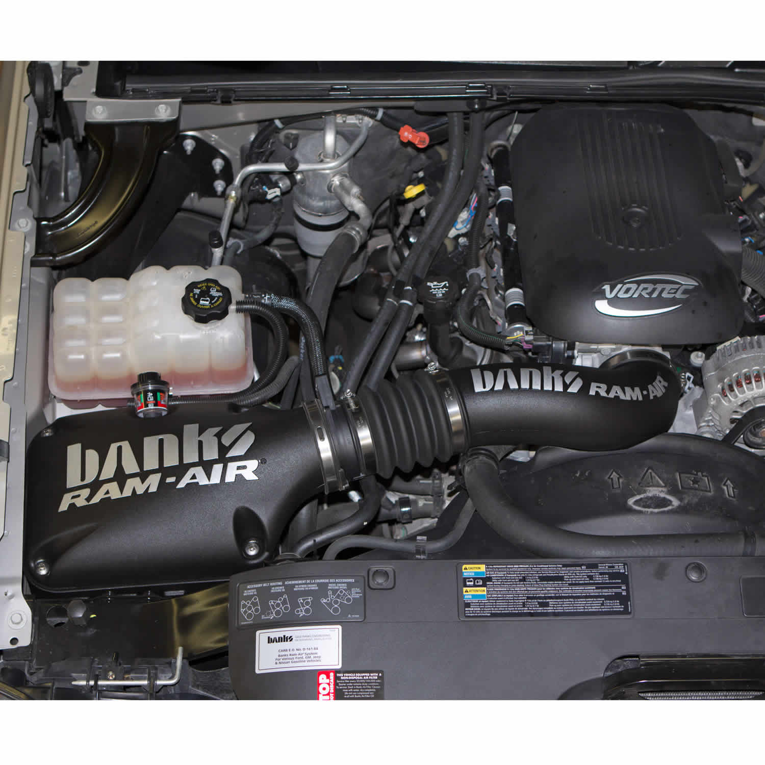 Ram-Air Cold-Air Intake System Dry Filter 99-08 Chevy/GMC 4.8-6.0L SUV-Full Size Only Banks Power