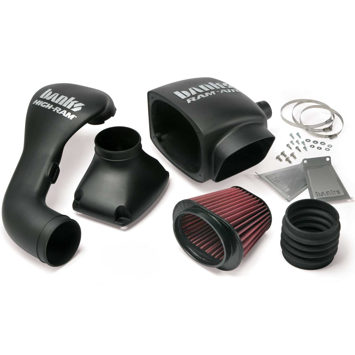 Ram-Air Cold-Air Intake System Oiled Filter 04-08 Ford 5.4L F-150 Banks Power