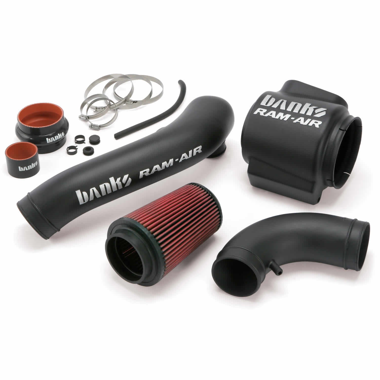 Ram-Air Cold-Air Intake System Oiled Filter 97-06 Jeep 4.0L Wrangler TJ Banks Power