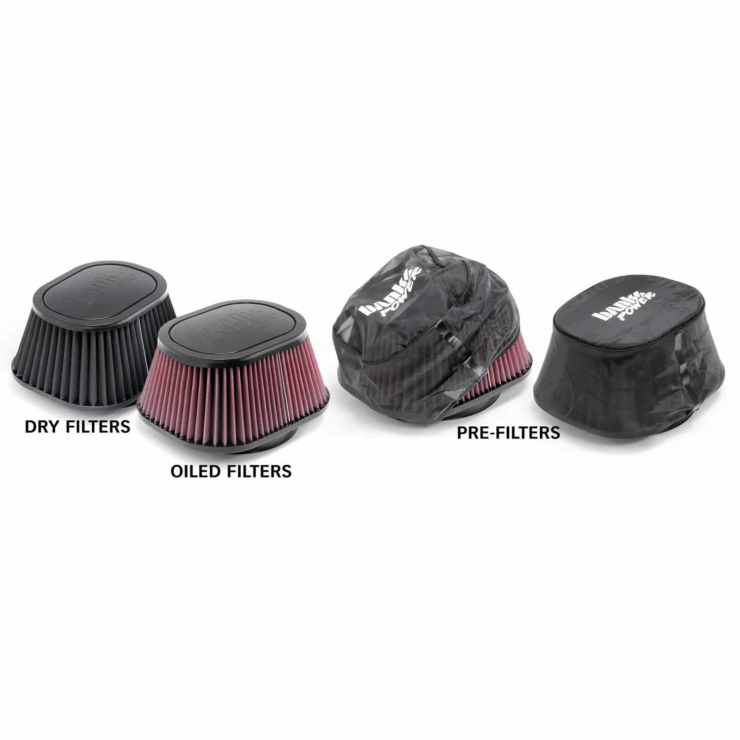 Ram-Air Cold-Air Intake System Dry Filter 01-04 Chevy/GMC 6.6L LB7 Banks Power