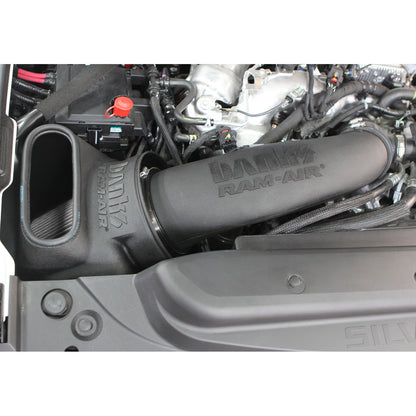 Ram-Air Cold-Air Intake System Dry Filter for use with 2017-2019 Chevy/GMC 2500 L5P 6.6L Banks Power