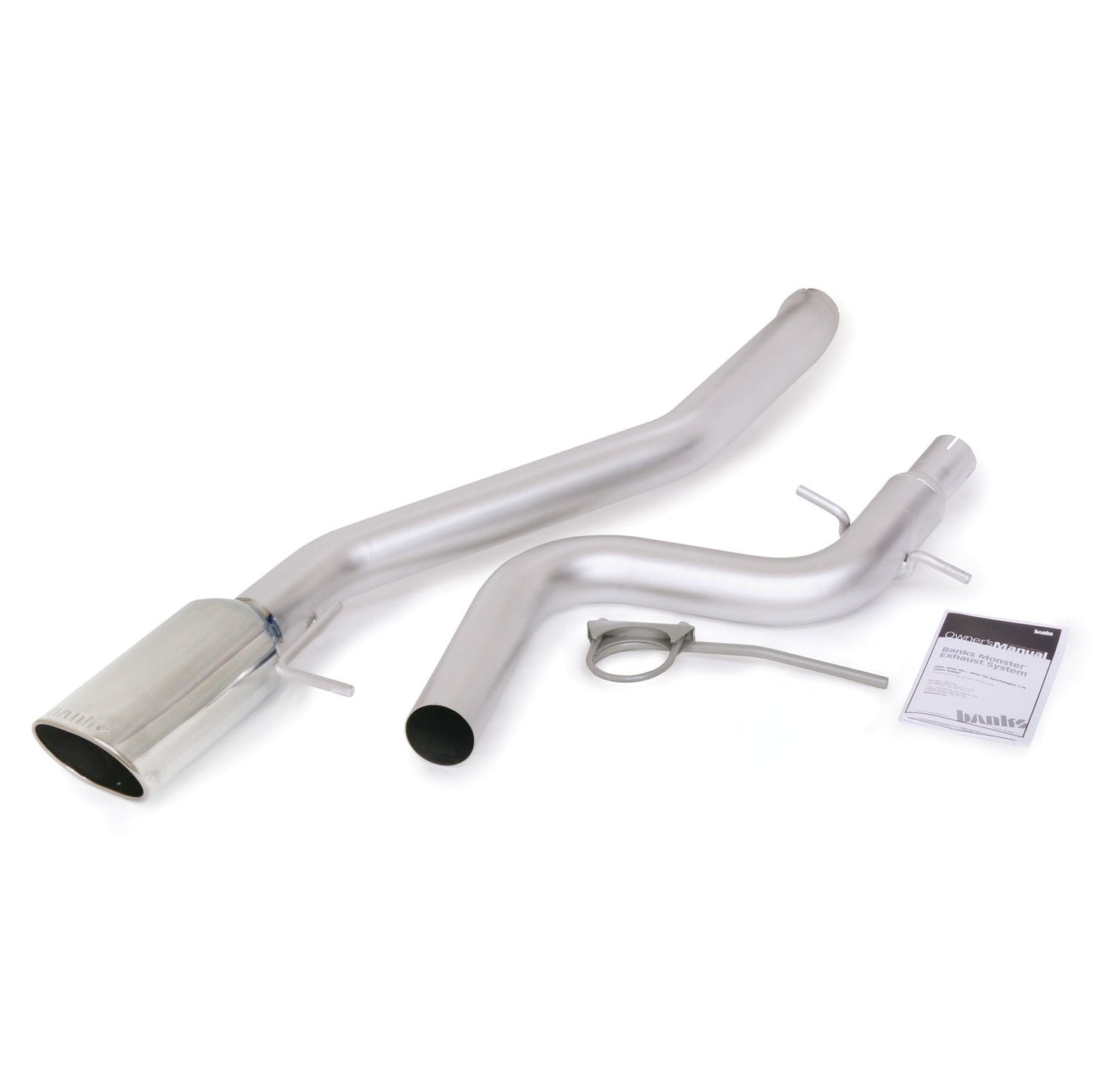 Monster Exhaust System Single Exit Chrome Tip 11-13 VW Volkswagen Jetta Sedan/Wagon-2.0L TDI Banks Power