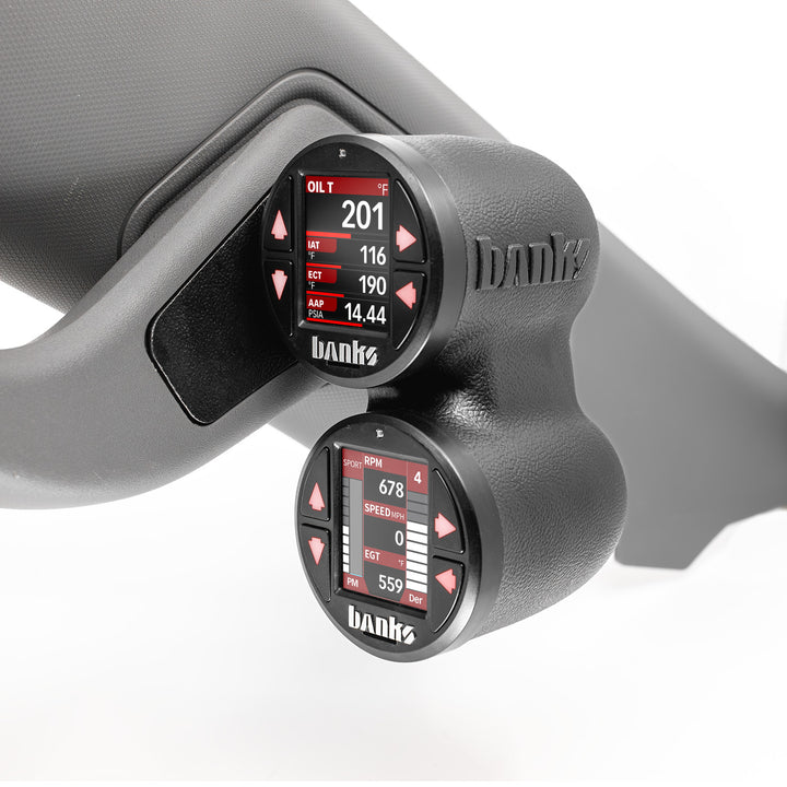 iDash Stealth Pod Mounts for 22 Chevy/GM 1500s and 2024-25 2500/3500 Dual Pod Banks Power